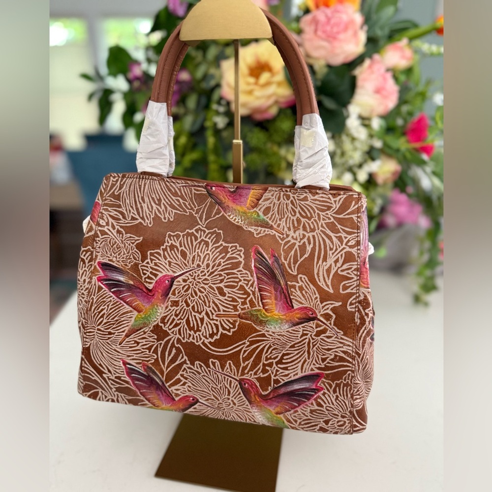 Anuschka Multi Compartment Satchel-690 - NWT - Picture 2 of 16